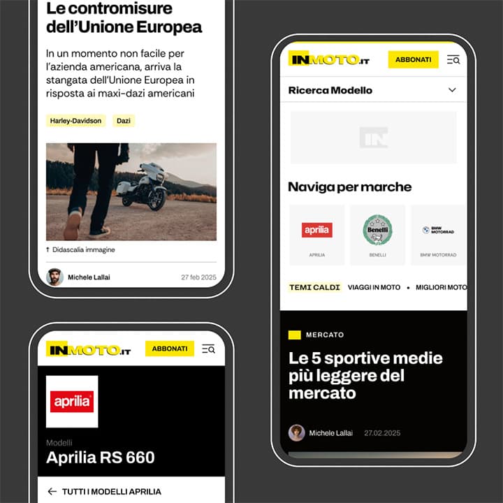 inMoto \ Redesign and dev