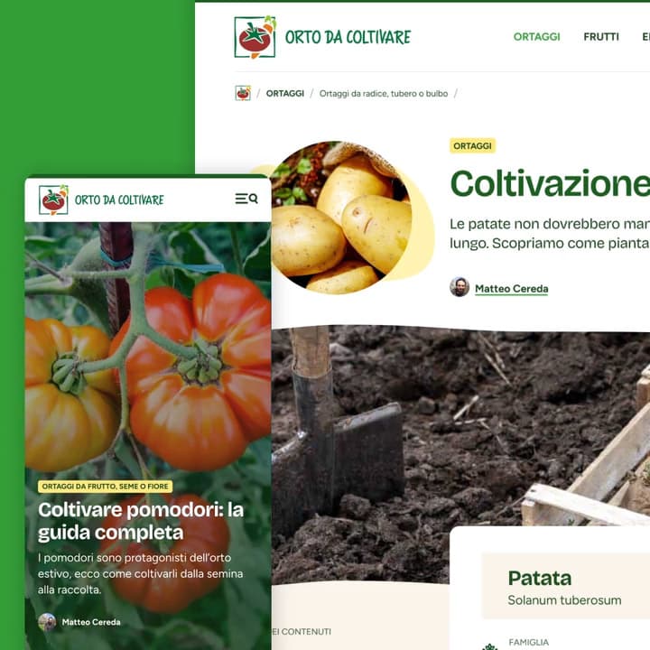 🌱 Orto da Coltivare \ Redesign and dev